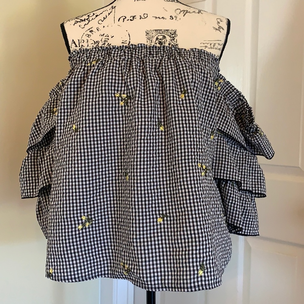 Never Worn Gingham Blouse